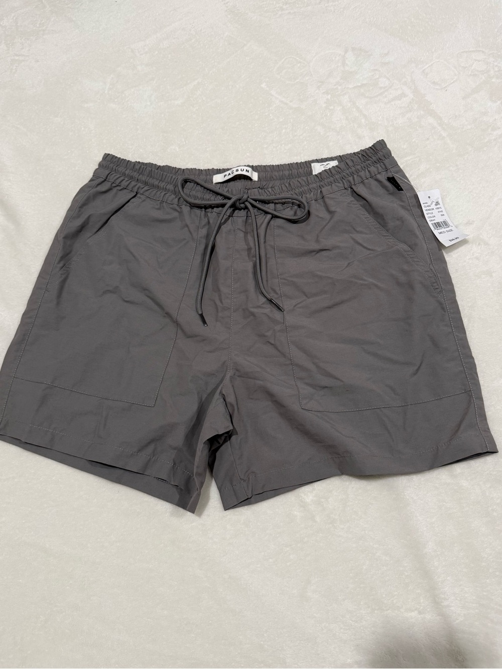 PacSun Men's Athletic Drawstring Shorts in Gray